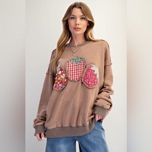 Oh the Nostalgia Strawberry Jam Patches in Mocha